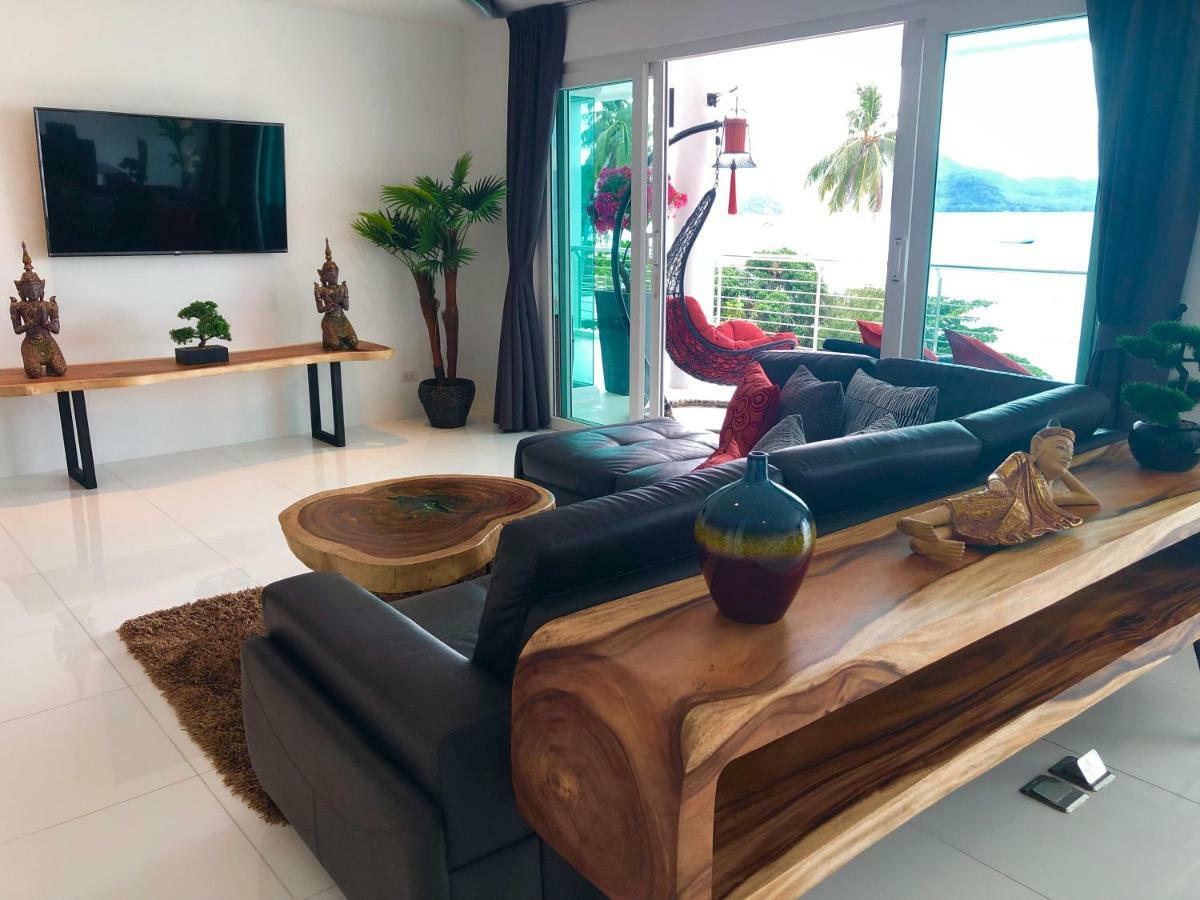 D-Lux 4 Bed Beachfront Apartment With Sea View Cape Panwa Exterior photo