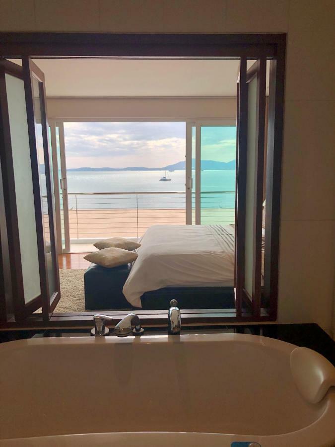 D-Lux 4 Bed Beachfront Apartment With Sea View Cape Panwa Exterior photo