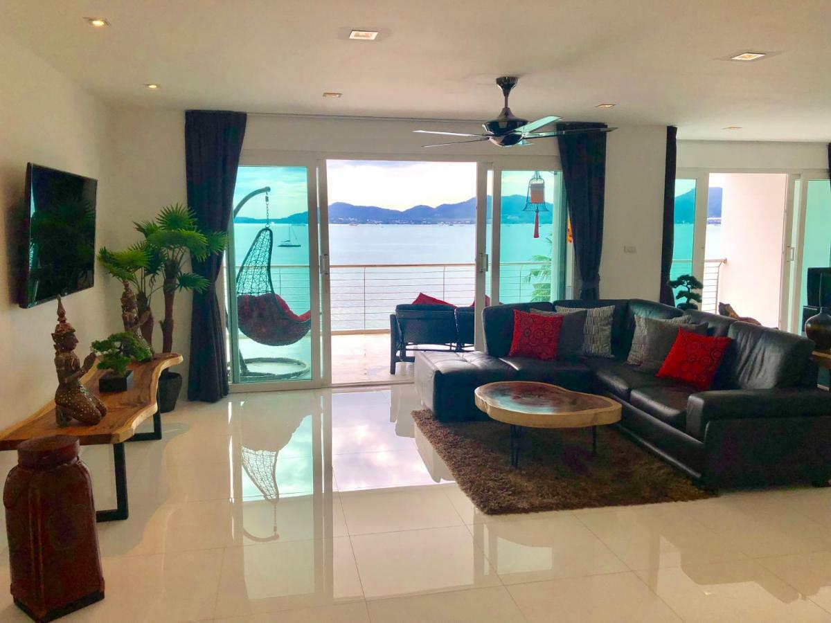 D-Lux 4 Bed Beachfront Apartment With Sea View Cape Panwa Exterior photo